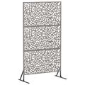 vidaXL Záves na zabezpečenie súkromia 100 x 50 x 180 cm Hrdzavý