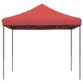 vidaXL Skladací pop-up párty stan burgundský 292x292x315 cm