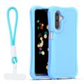 Ochranné puzdro Safepop s popruhom pre Samsung Galaxy A17 4G / A17 5G / A26 5G / A18 5G modrá