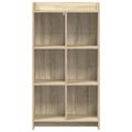 vidaXL Knižnica Dub sonoma 59 x 30 x 111 cm Kompozitné drevo