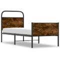 vidaXL Posteľný rám bez matraca 80x200 cm dub sonoma kompozitné drevo