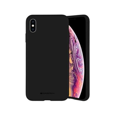 Silikónové puzdro Mercury pre iPhone 15 Pro 6,1" čierna