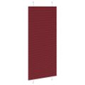 vidaXL Plisovaná roleta bordová červená 95x200 cm šírka látky 94,4 cm polyester