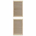 vidaXL Skříňové dvere s dverami 2 ks Prírodná 201 x 2,1 x 59,5 cm