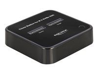 Dokovacia stanica SSD - oddielov: 2 - M.2 - M.2 NVMe Card - USB 3.2 (Gen 2) - čierna