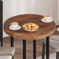 vidaXL Vrchná doska Ø 70 x 4 cm Okrúhly Masívne dubové drevo