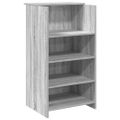 vidaXL Recepčný stôl sivý dub sonoma 155x50x103,5 cm kompozitné drevo