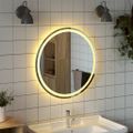 vidaXL LED kúpeľňové zrkadlo 70 cm okrúhle