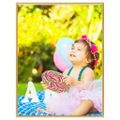 vidaXL Fotorámiky na stenu alebo stôl 10 ks zlaté 20x25 cm MDF