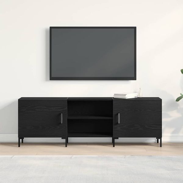 vidaXL Zostava TV skriniek Nástenný Čierny dub 150 x 30 x 50 cm