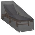 vidaXL Kryt na lehátko 12 očiek 200x65x35/60 cm polyetylén