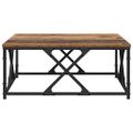 vidaXL Konferenčný stolík Staré drevo 70 x 70 x 30 cm Kompozitné drevo