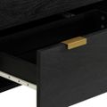 vidaXL Príručné stolíky 2 ks 60x33x75 cm čierne spracované drevo