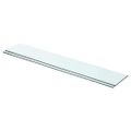 vidaXL Poličky 2 ks panel z priehľadného skla 70x12 cm