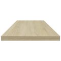 vidaXL Prídavné police 8 ks, dub sonoma 100x20x1,5 cm, drevotrieska