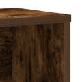 vidaXL Knižnica dymový dub 60x24x76,5 cm kompozitné drevo