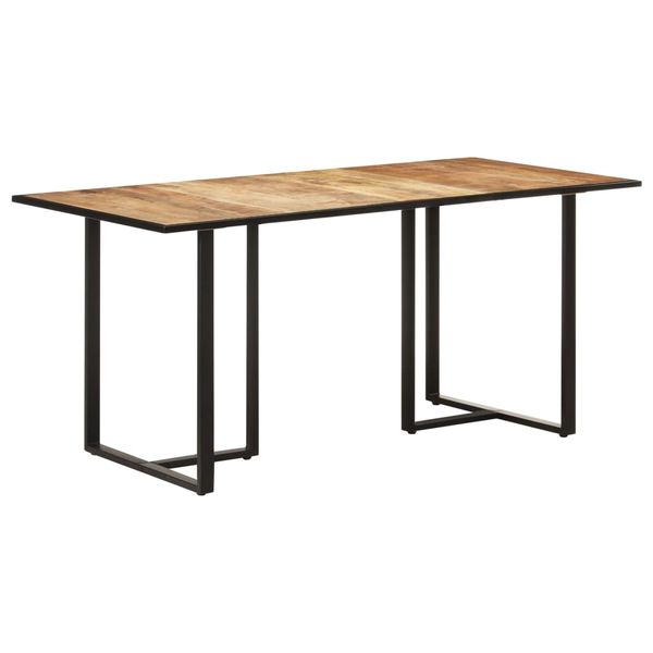 vidaXL Jedálenský stôl 160 cm surové mangovníkové drevo