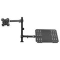 vidaXL Dvojitý stolný držiak na monitor a notebook 13"-23"