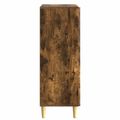vidaXL Servírovacia skriňa Dymový dub 66 x 34,5 x 95 cm