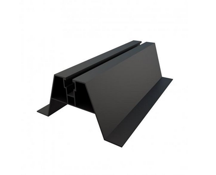 FVE trapezový mostík ČIERNY hliníkový profil H-70 dĺžka 330mm, výška 70mm, EPDM