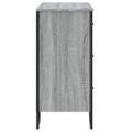 vidaXL Komoda so zásuvkami sivá sonoma 91x35,5x74,5cm kompozitné drevo