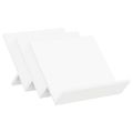 vidaXL Regál na časopisy Biela 53 x 40 x 28,5 cm Kompozitné drevo