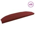vidaXL Samolepiace schodové rohože 15 ks 80 x 24,5 x 3,5 cm