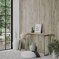 vidaXL Nástenné panely vzhľad dreva sivé PVC 4,12 m²