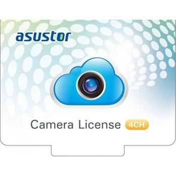 Asustor NAS License (4 Channels) / NVR Camera License Package - 4CH Licencia, pre Surveillance Center, pre 4 kamery
