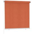 vidaXL Vonkajšia zatemňovacia roleta 140x140 cm oranžová