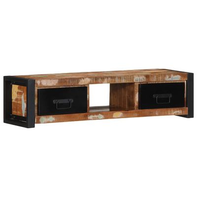 VidaXL TV skrinka 100x30x25 cm Rekultivované masívne drevo