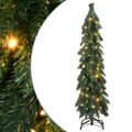 vidaXL Umelý osvetlený vianočný stromček s 60 LED 120 cm