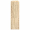 vidaXL Regál na topánky dub sonoma 80x25x81 cm spracované drevo