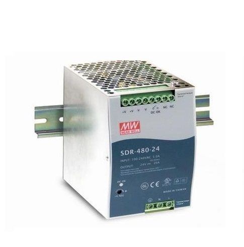 MEAN WELL SDR-480P-24 napájacie zariadenie 1 x, 24 V/DC, 20 A, 480 W na DIN lištu