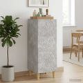 vidaXL Servírovacia skriňa Betónovo sivá 33 x 34,5 x 90 cm