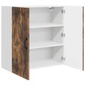 vidaXL Dvierka na umývačku Kalmar Dymová dub 80 x 31 x 80 cm