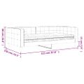 vidaXL Denná posteľ s matracom tmavozelená 100x200 cm zamat
