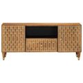 vidaXL TV skrinka 105x33x46 cm masívne mangovníkové drevo