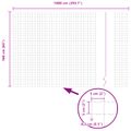 vidaXL Euro plot 1,6 x 10 m Železo potiahnuté PVC Sivá