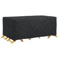 vidaXL Obal na nábytok Jednofarebný Čierna 240 x 140 x 90 cm 210D