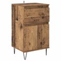 vidaXL Servírovacia skriňa Staré drevo 35 x 40 x 70 cm