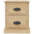 vidaXL Nočný stolík dub sonoma 39x39x47,5 cm spracované drevo