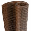 vidaXL Balkónová zástena hnedo-čierna 400x80 cm polyratan