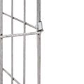vidaXL Gabiónový faucet 4 ks Strieborná 25 x 25 x 50 cm