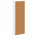 vidaXL CD Skrinka Biela 33 x 23,5 x 97,5 cm Kompozitné drevo