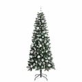 vidaXL Umelý vianočný stromček Zelená 180 cm PVC, plast a oceľ