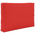 vidaXL Vankúš na vonkajšiu pohovku Polyester Červená 60 x 60 cm