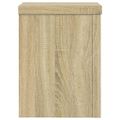 vidaXL Stojany na rastliny 2 ks dub sonoma 15x15x20cm kompozitné drevo