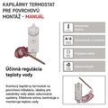 Príložný manuálny kapilárový termostat P5682