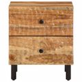 vidaXL Nočný stolík 40x33x46 cm akáciový masív